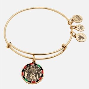 Alex and Ani Gold Las Vegas Charm Bracelet